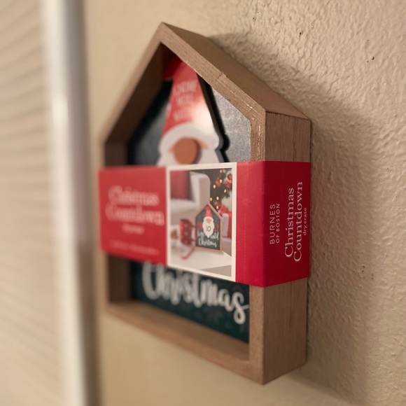 Christams Gnome Countdown Calendar, Tabletop Shelf or Wall Sign, Dry Erase - Picture 13 of 15